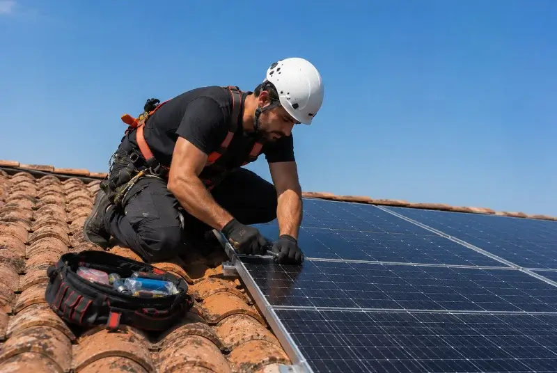 Maintenance et monitoring de panneaux solaires à Contamine-sur-Arve